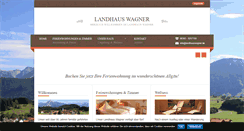 Desktop Screenshot of landhauswagner.de